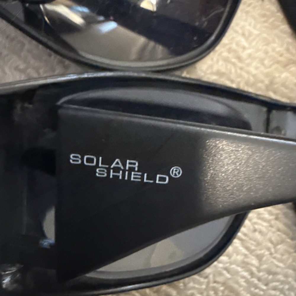 Lot of 8 SOLAR SHIELDS BLACK WRAP FIT OVERS EYE PROTECTION-All 8 pairs included - Picture 6 of 12
